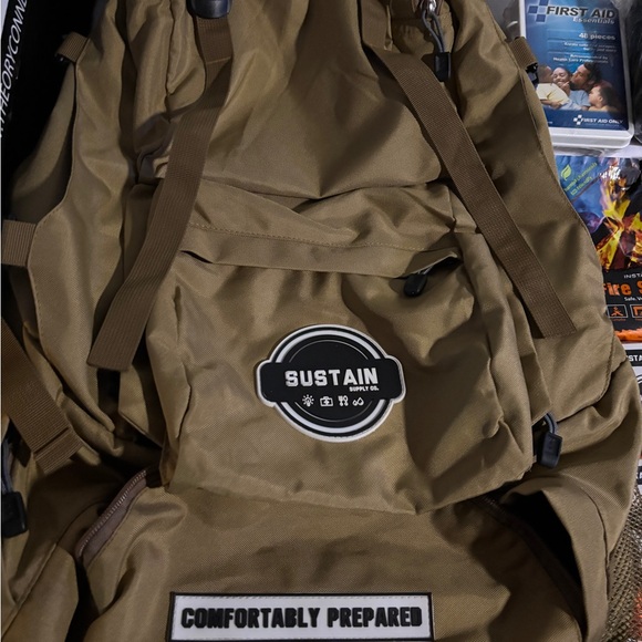 Tan Backpack for Men